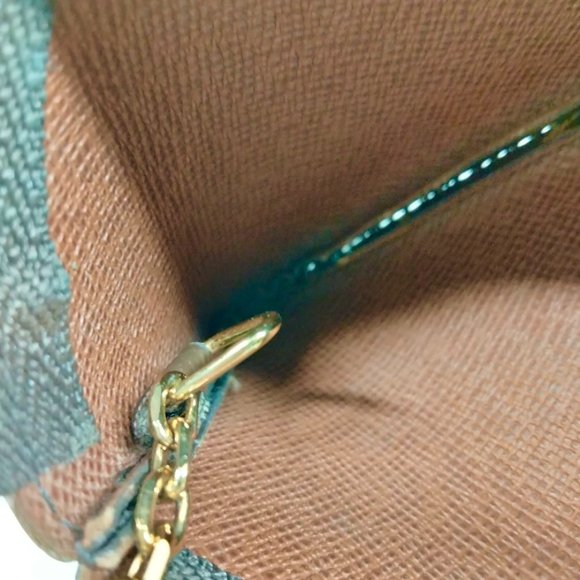 Louis Vuitton Monogram Leather Pochette Cles Key Pouch Cash/Change Holder - Picture 7 of 11